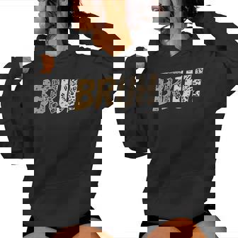 Leopard Cheetah Animal Print Bruh For Boys Girls Women Hoodie | Seseable CA