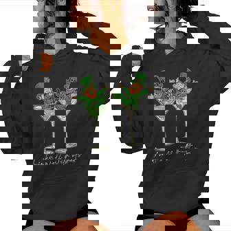 Leprechaun Martini Cocktail St Patrick's Day Mens Women Hoodie - Monsterry