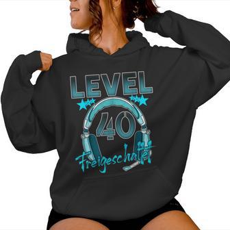 Level 40 Years Birthday Man Woman 1982 Gamer Kapuzenpullover für Damen - Geschenkecke