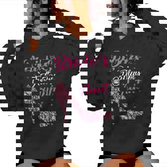 Light Gems Bride's Fabulous Aunt Happy Marry Day Vintage Women's Hoodie - Monsterry