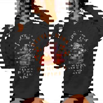 Little Miss Pumpkin Spice Moo Deng Fall Thanksgiving Lover Women's Hoodie - Monsterry
