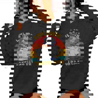 Live Laugh Toaster Bath Saying Vintage For Men Women Women's Hoodie - Monsterry