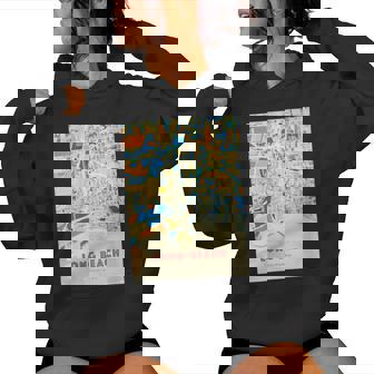Long Beach Californie Sweat à capuche femme - Cadeauxyz