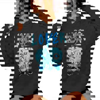 Loser Lover Light Blue Drip Heart Matching Outfit Women Women Hoodie - Thegiftio UK