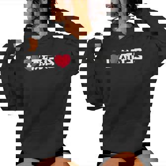 I Love ABGS I Heart Asian Baby Girls Women's Hoodie - Monsterry