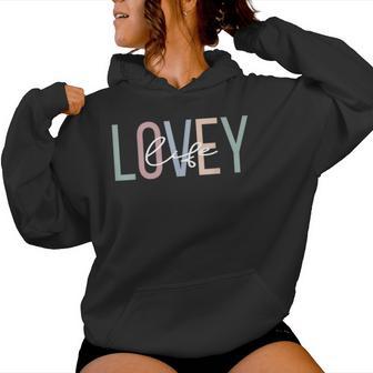 Lovey Life Lovey Grandma Boho Lovey Grandmother Women Hoodie - Thegiftio UK