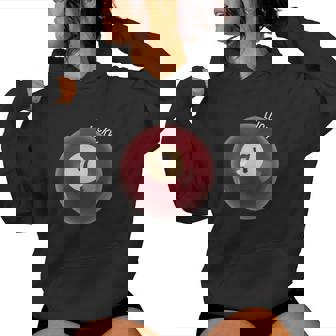 Lucky 7-Ball Retro Billiard Pool Women Women Hoodie | Seseable CA