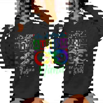 I M A Proud Autism Nana Butterflies Autism Awareness Women Hoodie - Monsterry