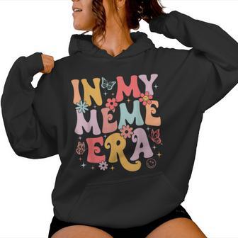 In My Meme Era Groovy Retro Butterfly Women Women Hoodie - Thegiftio UK