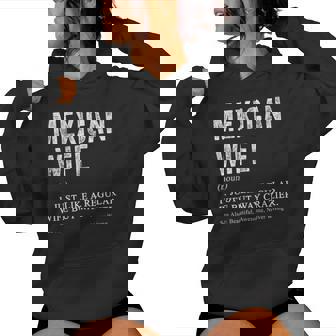Mexican Wife Definition For Mexican Women Women's Hoodie - Monsterry