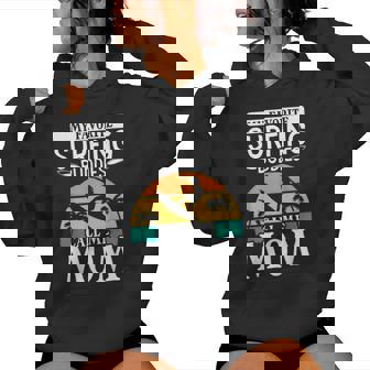 Mis Amigos De Surf Favoritos Me Llaman Mom Surfer Surfboarder Sudadera con capucha para mujer - Regaloses