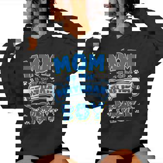 Mom Of The Birthday Boy Dog Family Birthday Matching Women Hoodie - Seseable