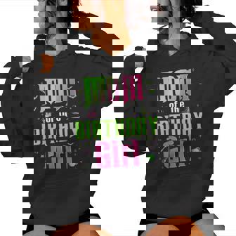 Mom Of The Birthday Girl Matching Witch Family Bday Party Women Hoodie - Seseable