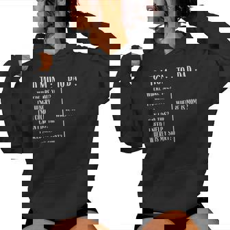 To Mom Compare To Dad Where Is Mom Dad Women Hoodie - Thegiftio