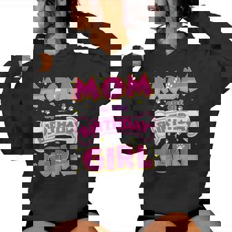 Mom And Dad Of The Birthday Girl Dog Family Party Decor Women Hoodie - Thegiftio