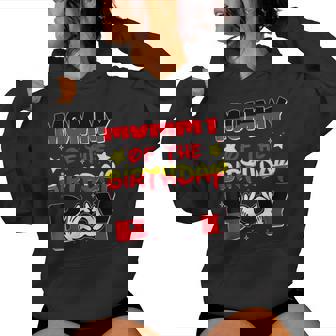 Mom And Dad Mommy Of The Birthday Boy Family Matching Women Hoodie - Thegiftio