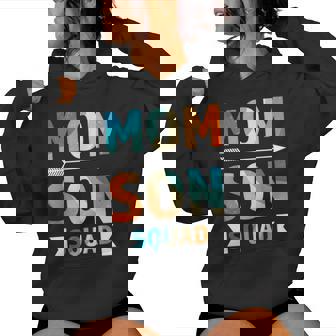 Mom Son Squad Mother Family Women Hoodie - Thegiftio