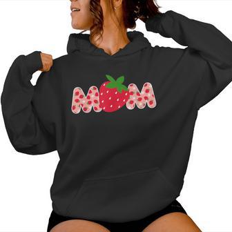 Mom Strawberry First Birthday Family Strawberry Women Hoodie - Thegiftio UK