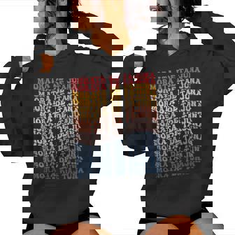 Morata De Tajuña City Groovy Retro Sudadera con capucha para mujer - Regaloses