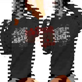 Mother Daughter Squad Matching Mom Groovy Women Hoodie - Thegiftio UK