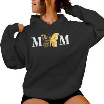 Mother's Day Butterfly Mom Mommy Mama Cute Insect Flower Women Hoodie - Thegiftio UK