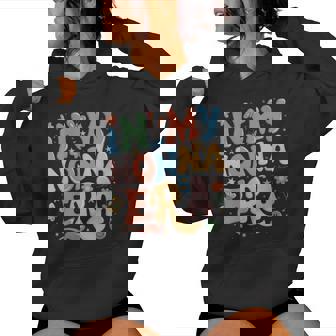 In My Nonna Era Retro Groovy Nonna Butterfly Women Hoodie | Seseable CA