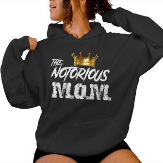 Old School Hip Hop Notorious Mom Women Hoodie - Thegiftio UK