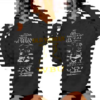 Old Woman Who Graduated From Wbu Wayland Baptist University Women Hoodie | Mazezy