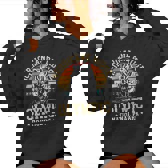 Olympic National Park Hurricane Ridge Mountain Hiking Women's Hoodie - Monsterry