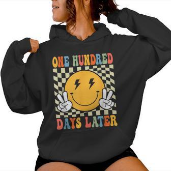 One Hundred 100 Days Later 100Th Day Of School Teacher Kid Women Hoodie - Thegiftio UK