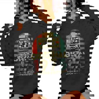 Original 1975Intage Anniversaire 50 Ans Pour Hommes S Sweat à capuche femme - Cadeauxyz