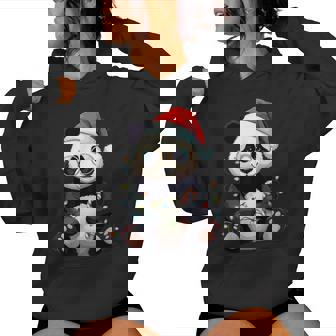 Panda Pull De Noël Pour Amoureux Des Pandas Sweat à capuche femme - Cadeauxyz