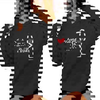 Partners In Wine Wine Lover Wine Drinker And Wine Love Kapuzenpullover für Damen - Geschenkecke