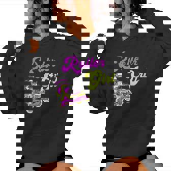 Patinador En Línea Roller Girl Patinaje Derby Sport Sudadera con capucha para mujer - Regaloses
