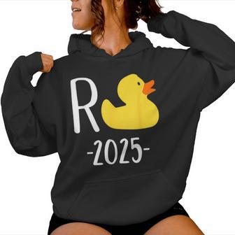 Pension 2025 With Duck For Pensioners And Retirees Kapuzenpullover für Damen - Geschenkecke