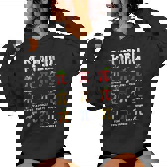 Pi Menu Pi 314 Math Teacher Pie Menu Mathematics Women Hoodie - Monsterry