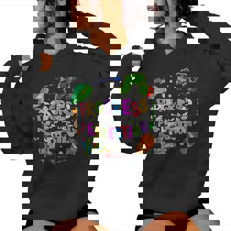 Progress Over Perfection Caterpillar Teacher Back To School Women Hoodie - Seseable