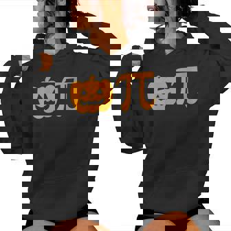 Pumpkin Pi Pie Halloween Math Teacher Christmas Women's Hoodie - Monsterry