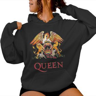 Queen Rock Music Band Logo By Rock Off Kapuzenpullover für Damen - Geschenkecke