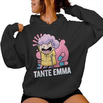 Raver Aunt Emma Ballern Techno Edm Rave Dj Kapuzenpullover für Damen - Geschenkecke