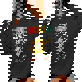 Read A Book Bruh Dabbing Book Teacher Students Reading Women Hoodie - Thegiftio