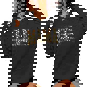 Retro Camo Hunting Mama Old Camo Mom Mother's Day Women Hoodie - Seseable