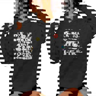 Retro Groovy Relax Gwen Is Here Mother's Day Name Women Hoodie - Thegiftio UK