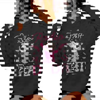 Rodeo Dada 1St Birthday Pink Boots Disco Cowgirl Women's Hoodie - Monsterry