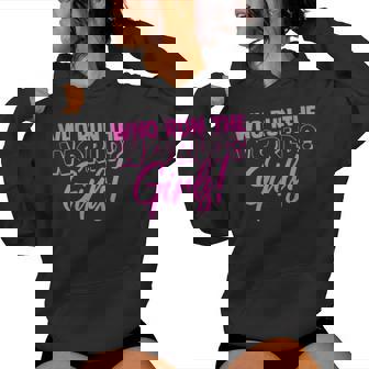Who Run The World Girl Power Tank Top Women's Hoodie - Monsterry