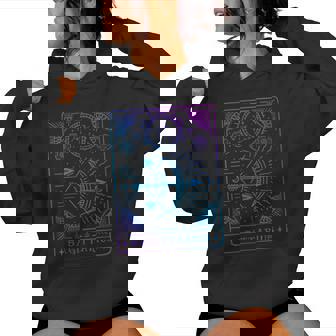Sagittarius Hand-Drawn Tarot Art Astrology & Zodiac Sign Women's Hoodie - Monsterry