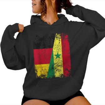 Senegal Germany Flag Children Senegal Kapuzenpullover für Damen - Geschenkecke