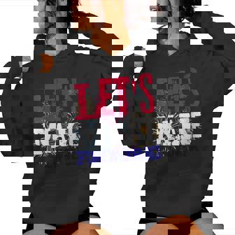 Sexy 4th Of July USA America Lets Make Fireworks Love Women's Hoodie - Monsterry
