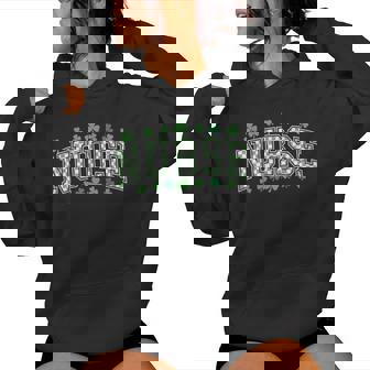 Shamrock Nurse Appreciation St Patrick's Day Nurse Women Hoodie - Seseable