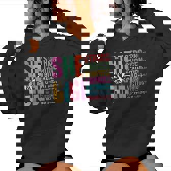 She Is Gigi Christian Mother's Day Present For Grandma Women Women Hoodie | Seseable UK